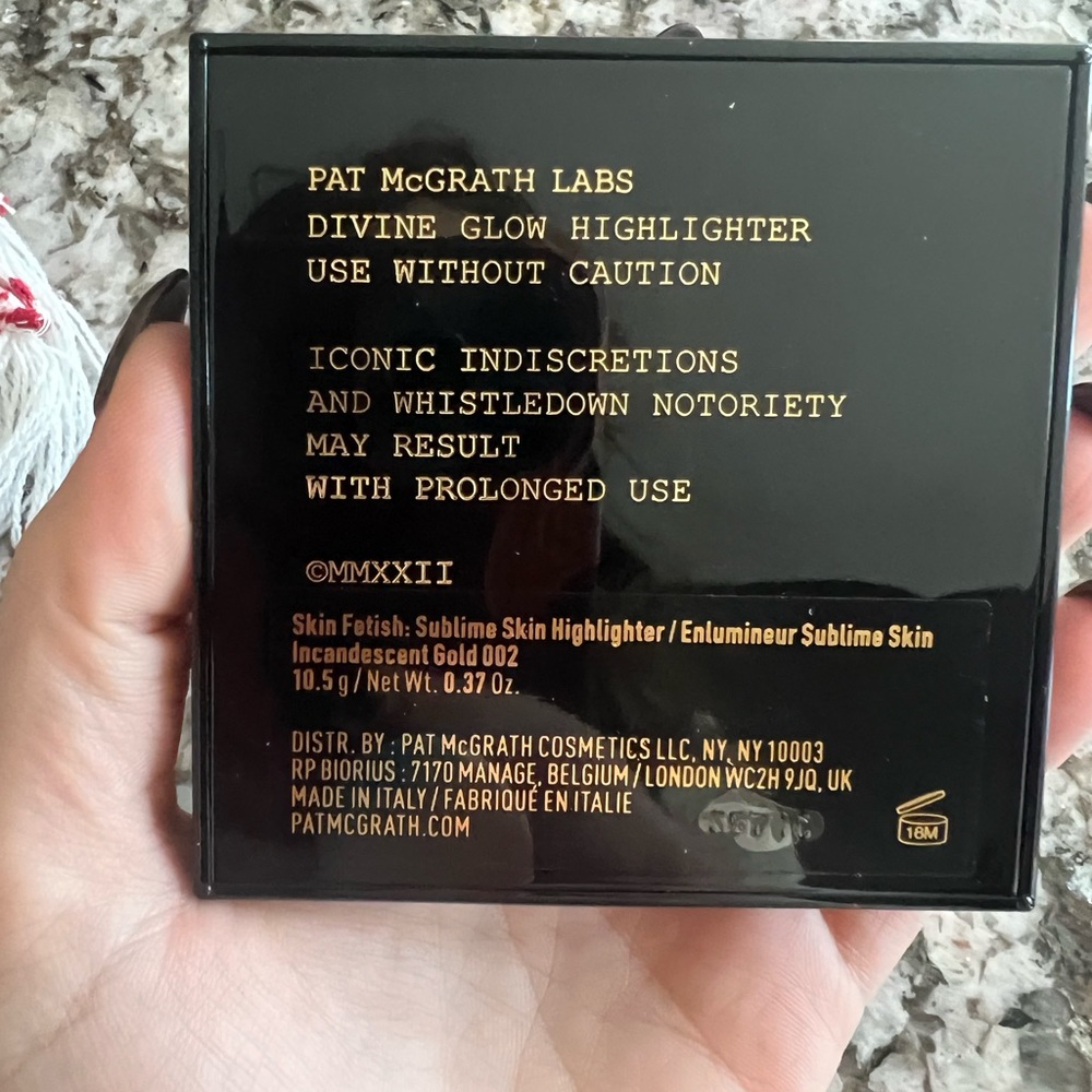 New! Pat Mcgrath Labs X Bridgerton Highlighter incandescent gold - Picture 5 of 5